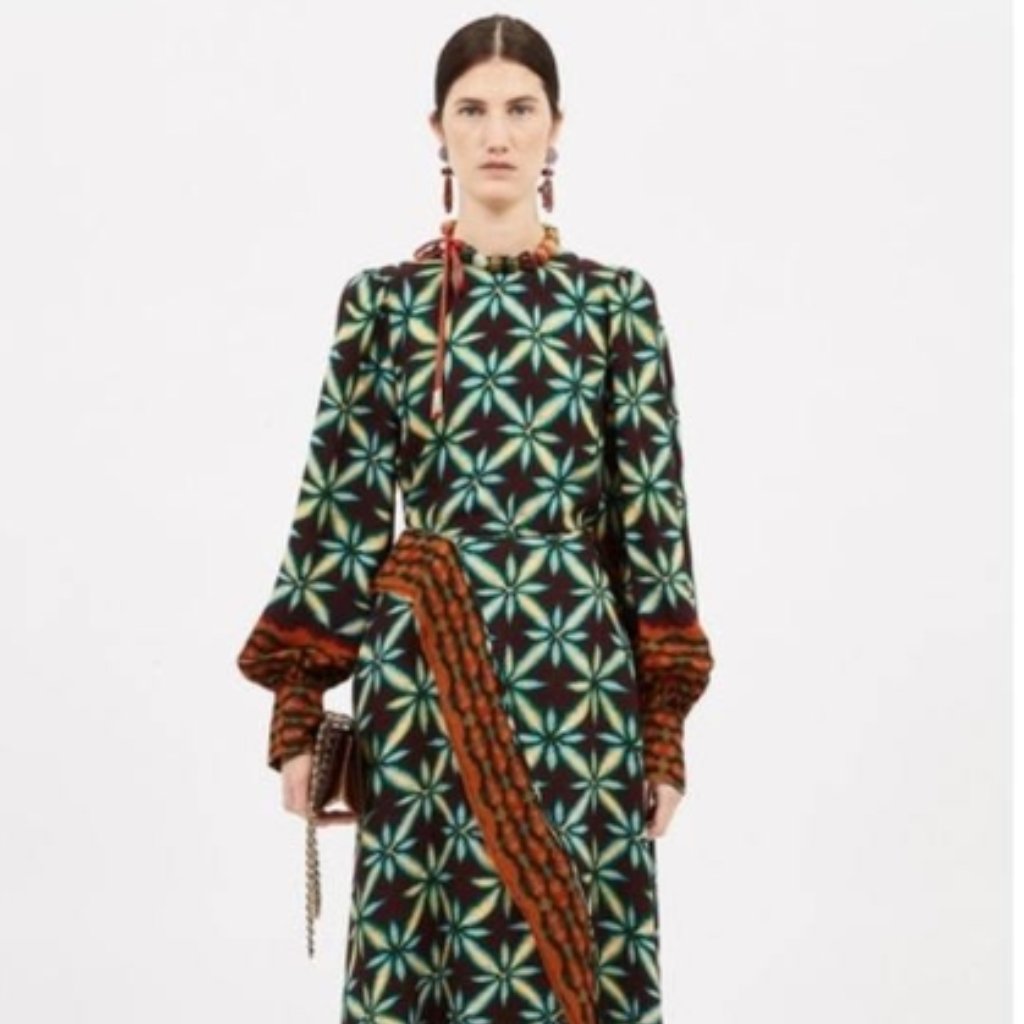 Nwot Ulla Johnson Lilliana Blouse In Olivinite Xs $390